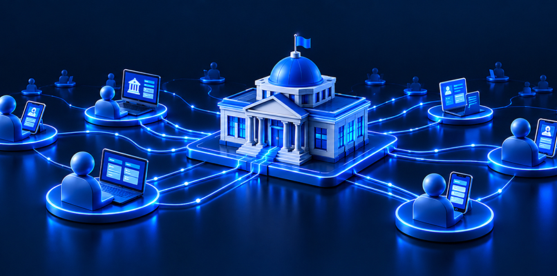 Citizens using digital government services